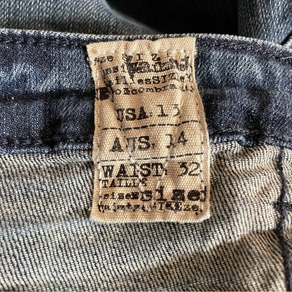 Volcom Pistol Skinny Flare Medium Wash Denim Jeans Women’s Size 13 - Picture 8 of 10